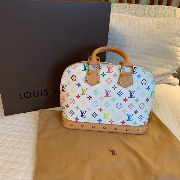 Louis Vuitton Murakami Multicolore Blanc Alma